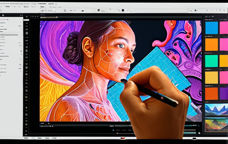AI Creative Collaboration**
Prompt: *A vibrant, digital collage illustrating a human artist collaborating with a glowing AI interface. The artist is sketching while the AI displays multiple variations of their design, suggesting innovative ideas and color palettes. Emphasize the partnership and the boundless possibilities of AI-assisted creativity, representing a democratization of artistic expression.*
**